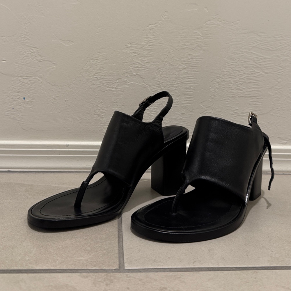 Zara Black Heeled Boots